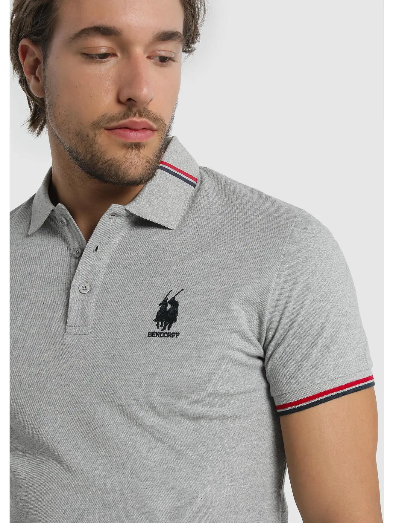 BENDORFF - Grey Sports Polo Shirt