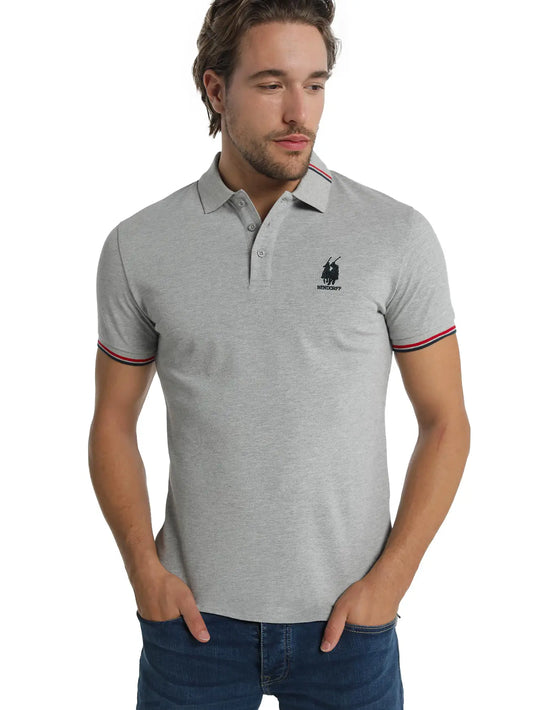 BENDORFF - Grey Sports Polo Shirt